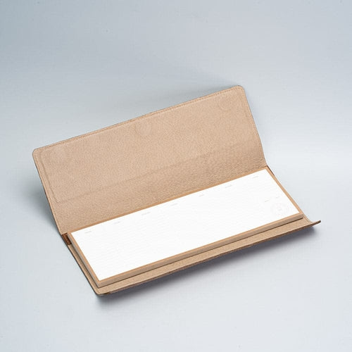 Handgefertigter Leder-Schreibtischplaner